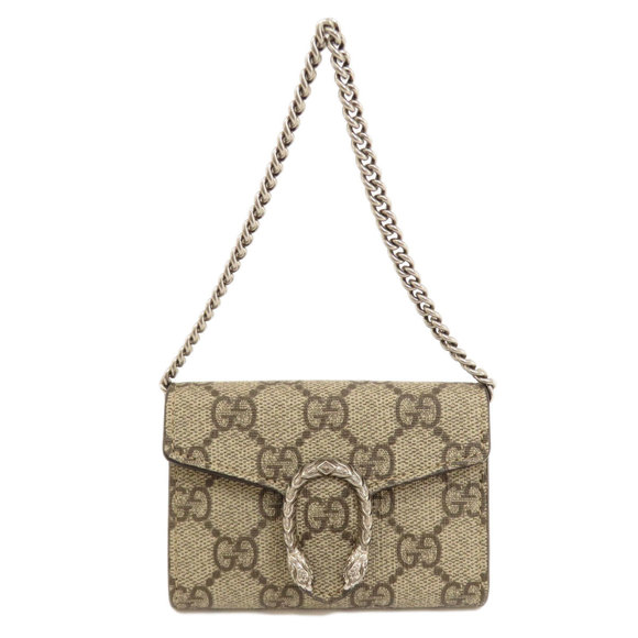 Gucci Dionysus GG Supreme Coin Case Brown - Picture 1 of 8